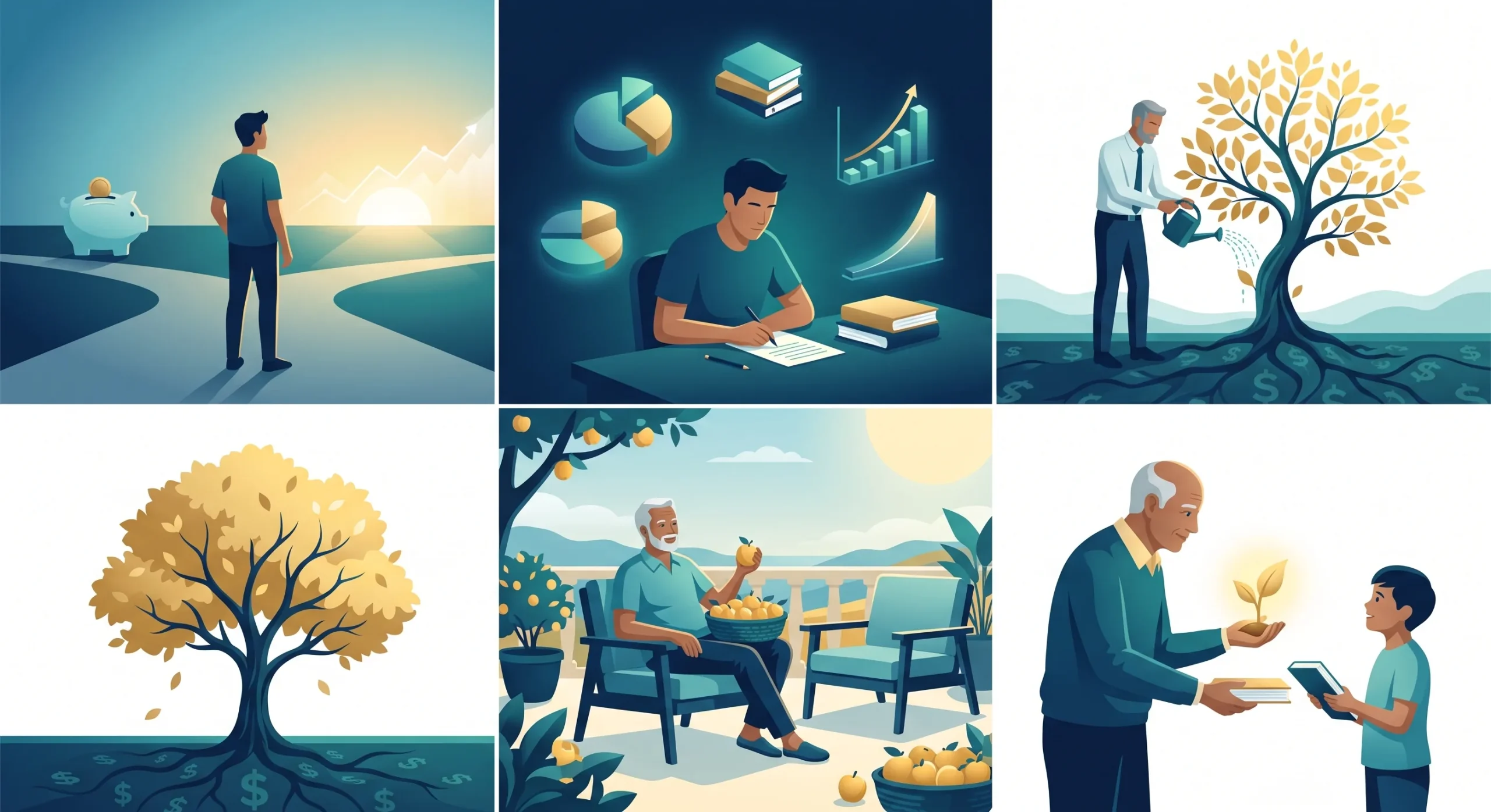 Stages of an investor's life journey